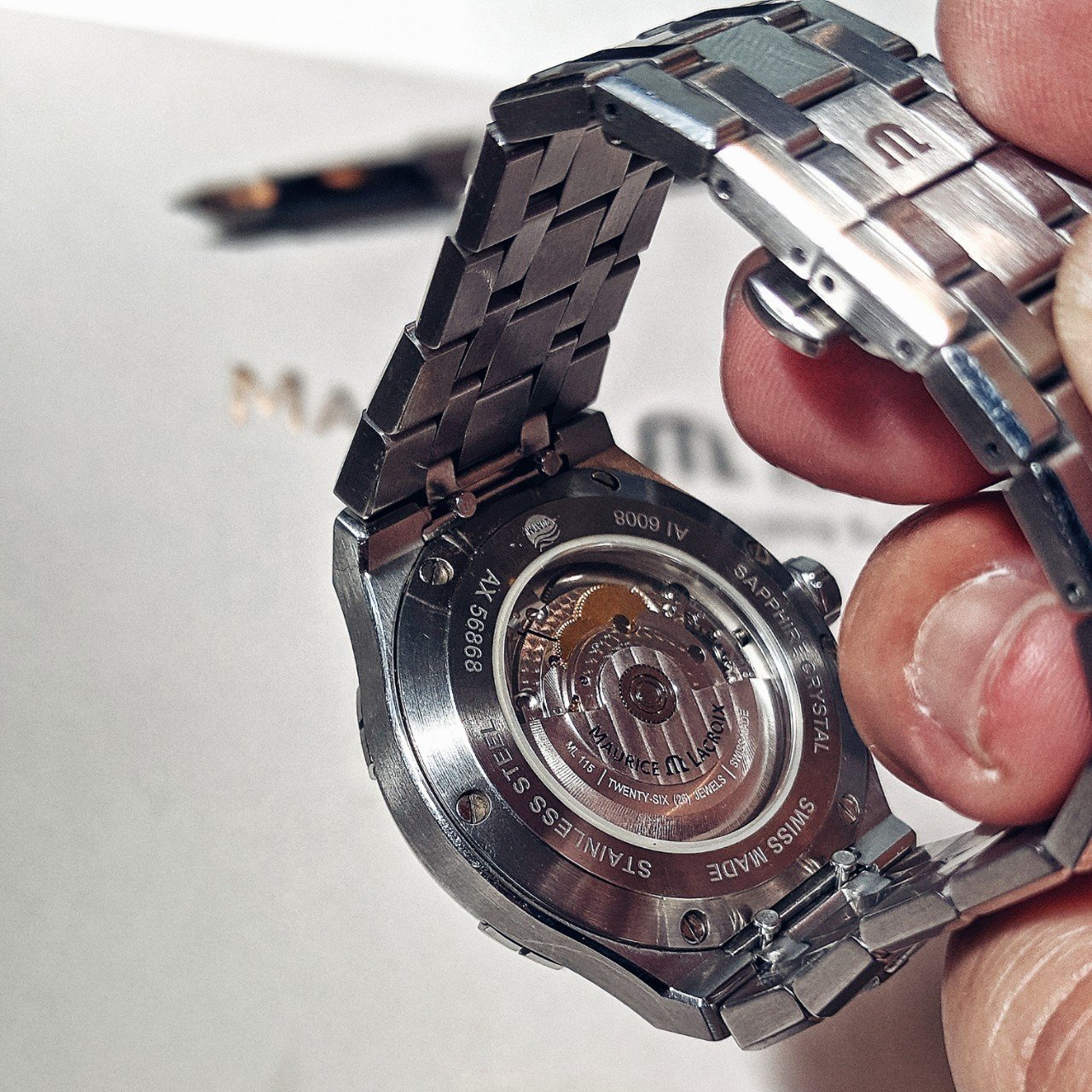 モーリスラクロア Aikon 自動巻き腕時計 42mm MAURICE LACROIX（モーリス・ラクロア）アーカイブ(生産終了
