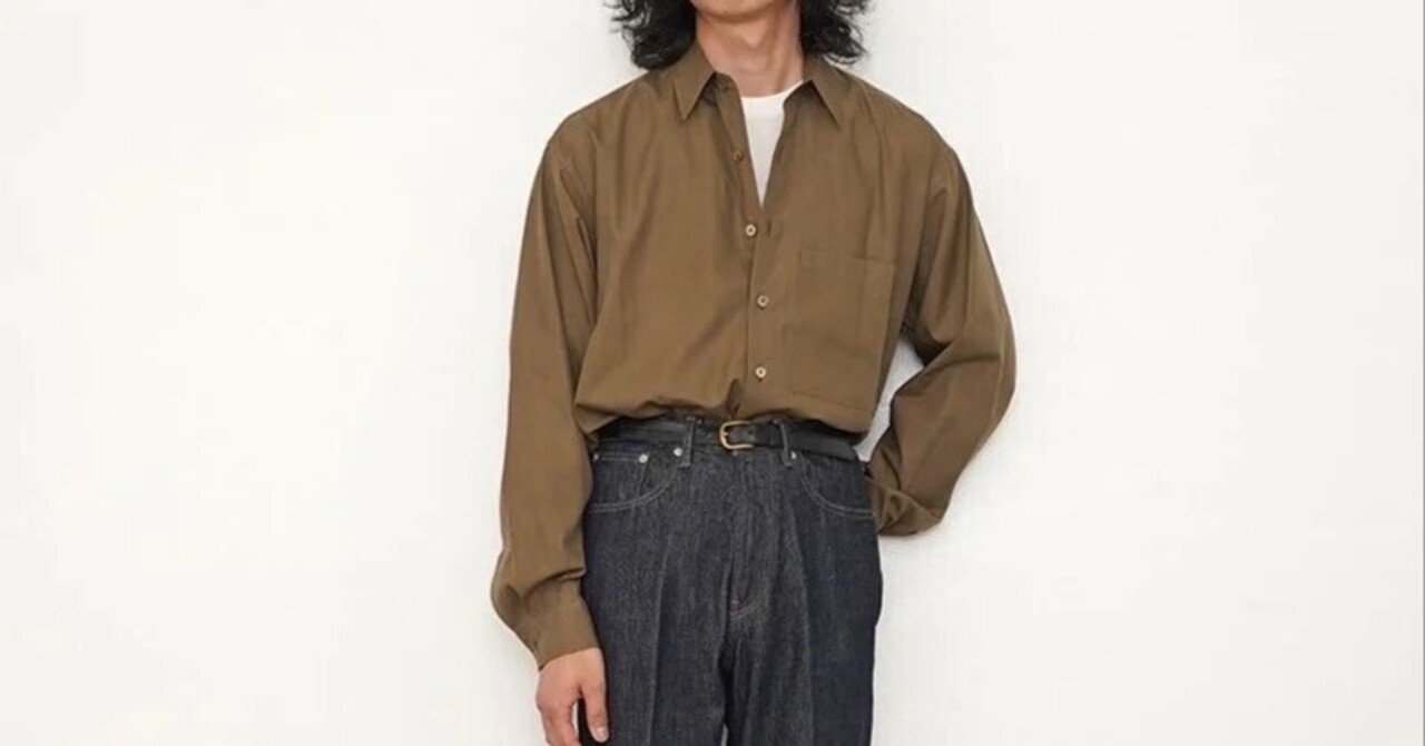 ブランド定番のFINX TWILL SHIRT【AURALEE オーラリー】WASHED FINX