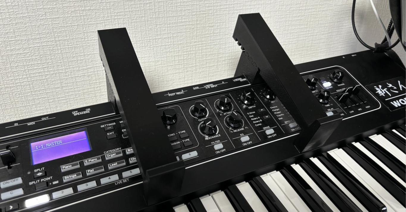 ガジェットスタンド on キーボード｜しんちゃん社長@株式会社マイカ