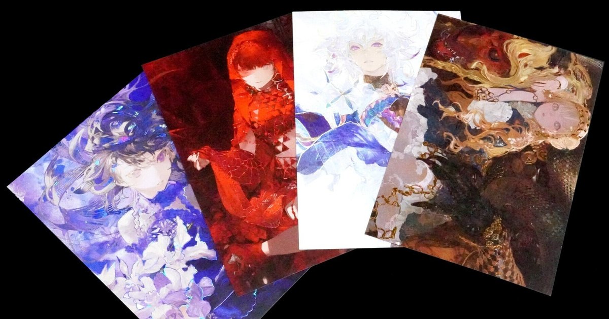 タイキ展 箔押しポストカード4種製作」｜コスモテック