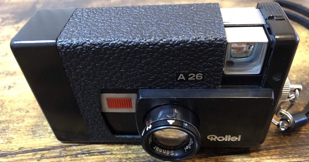 やっちまったなぁ 126フィルムのRollei A26を買ってしまいました やっちまったなぁ 126フィルムのRollei A26を買ってしまいました