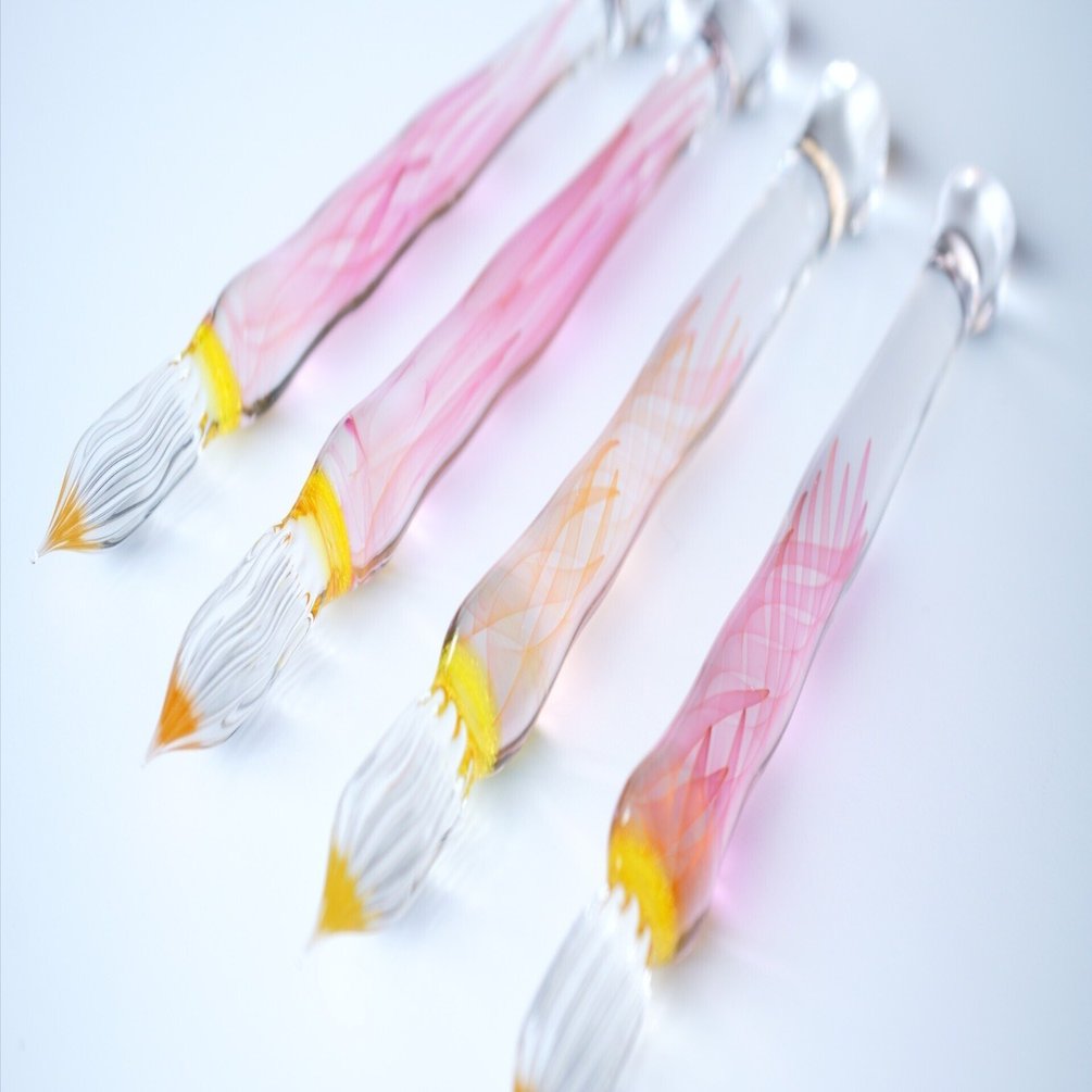 ハスの花からガラスペンを作ったぞ《旅のガラス》第3回 創作編｜旅の