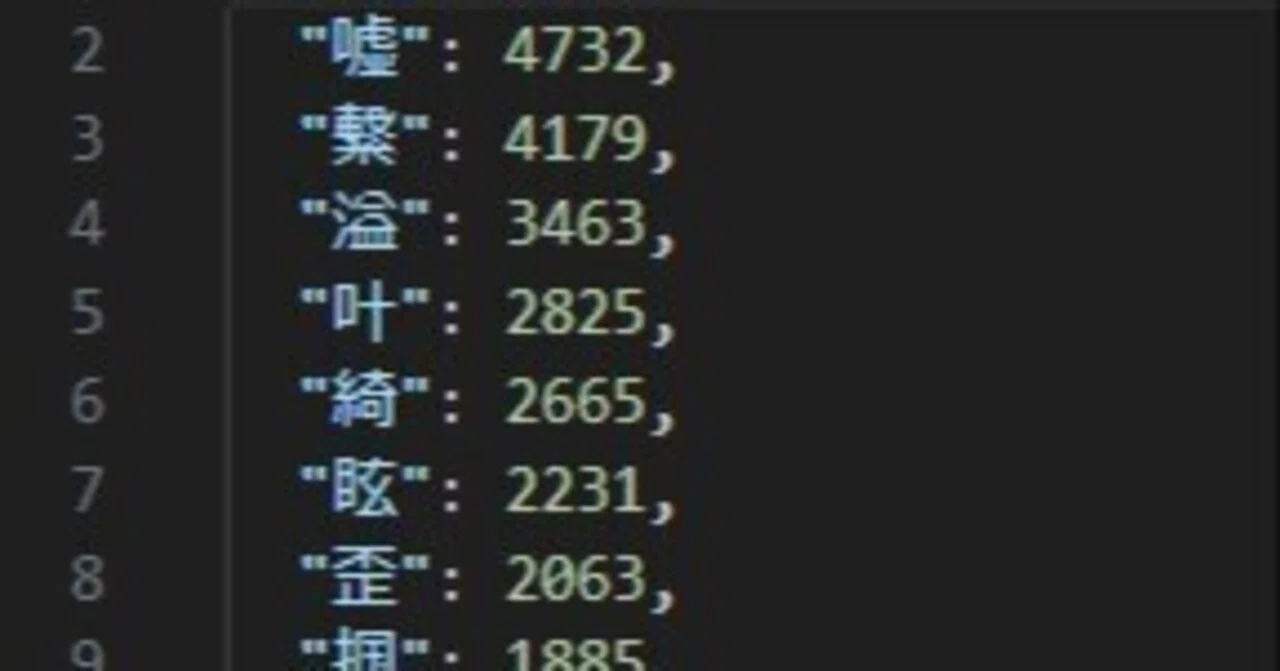 フォント制作の為の「歌詞漢字基準」を作ってみる。｜ideoaves