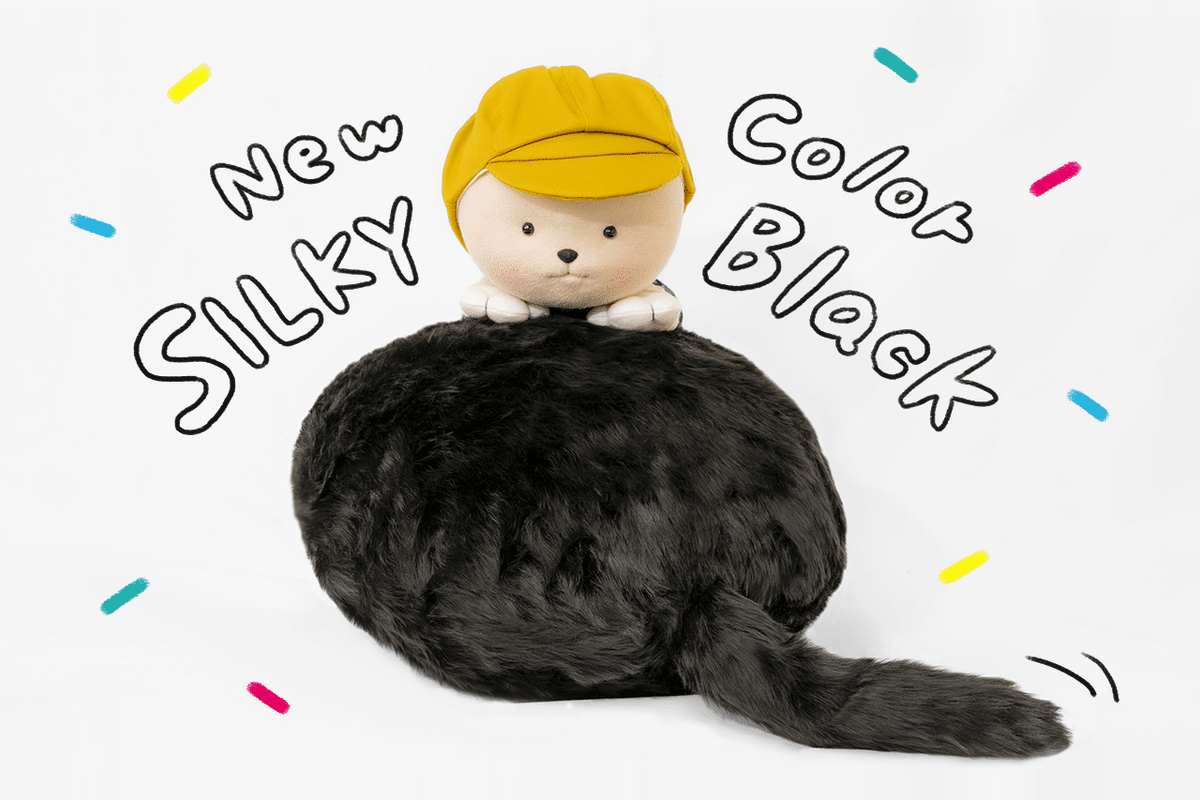 ユカイ工学 Qoobo Silky Black 猫クッションロボット 公式ストア】Qoobo（クーボ）心を癒やす、しっぽクッション