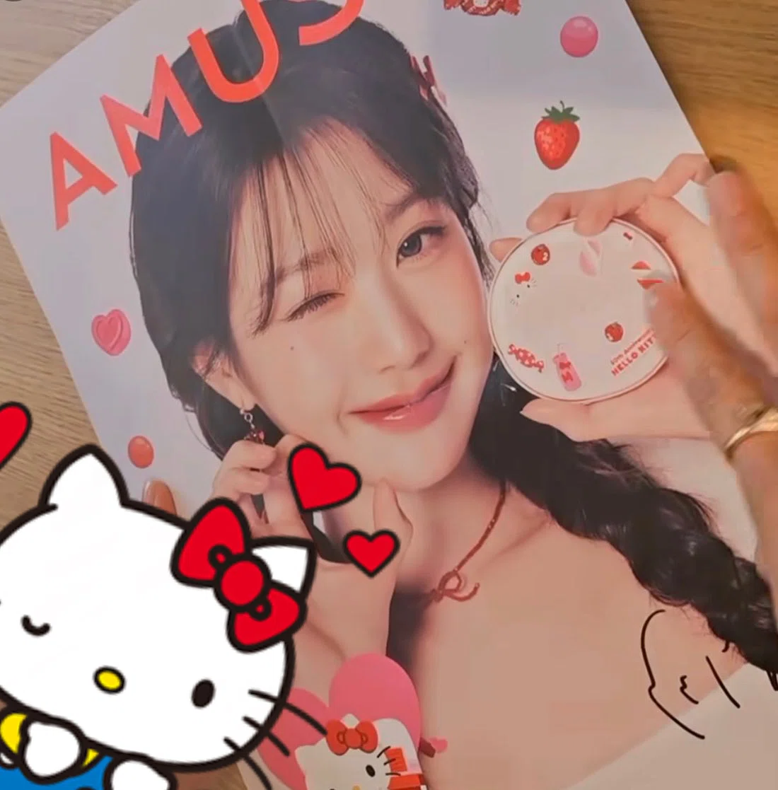 AMUSE×ウォニョンのビジュアル解禁🎀｜짱키티【ﾁｬﾝｷﾃｨ】
