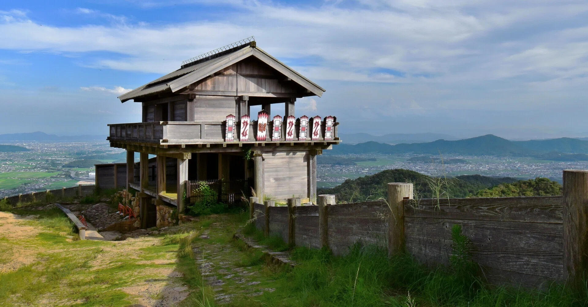 0082 桃太郎の伝説が残る広大な謎の城「鬼ノ城」（岡山県）｜弥栄
