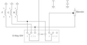 ストラトハーフブレンダー配線の改良｜紫檀弦之助