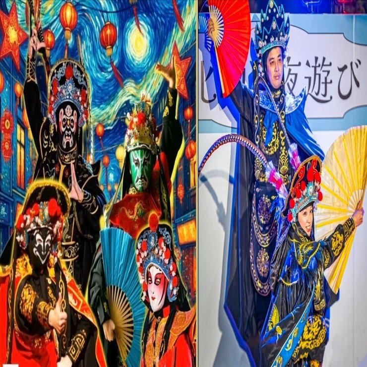 日本で活躍する変面師｜kaiketsuz