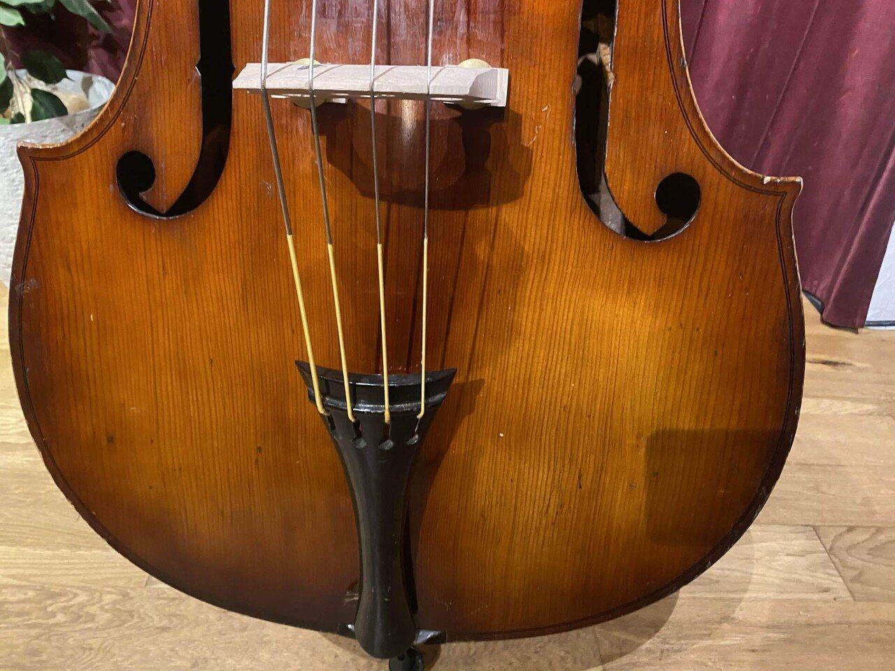 【引取限定】コントラバス（ラベルなし 詳細不明）３／４（国内４／４） 直接引取限定】コントラバス（ラベルなし 詳細不明）3／4（国内4