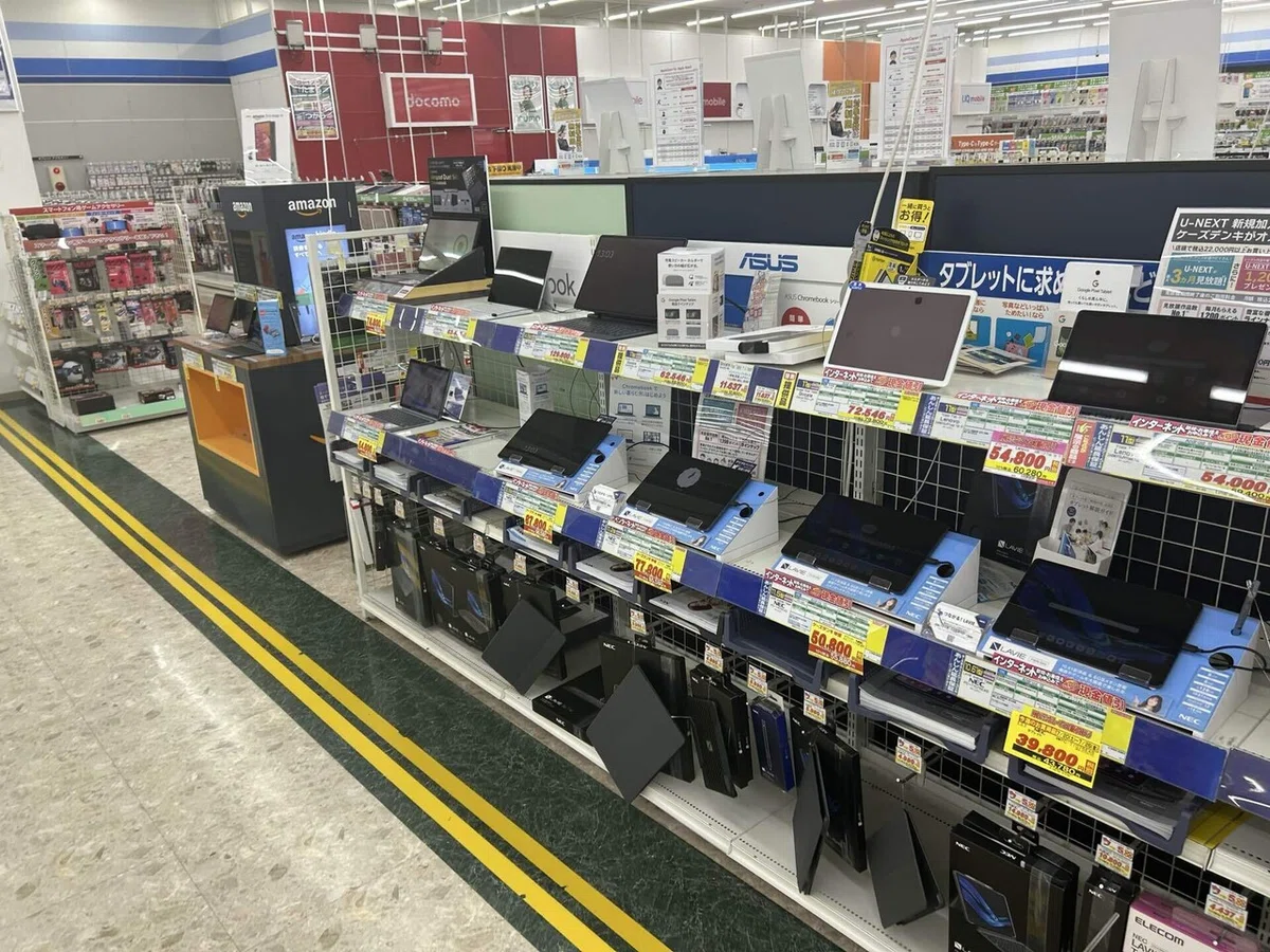 家電量販店でタブレットを見てきた話｜yutapc0719