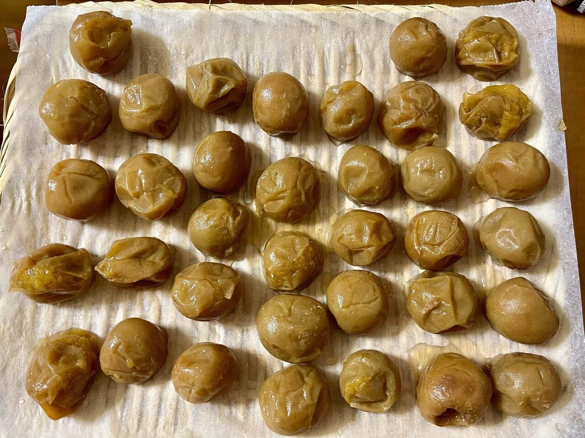 梅干し 皮 が 破れ た
