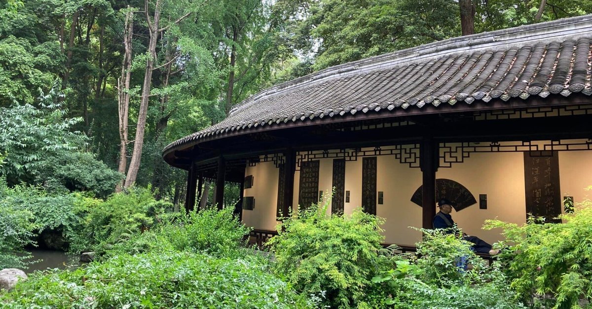 中国 絹本掛軸 高閣　街秋中堂　状態良好 ColBase