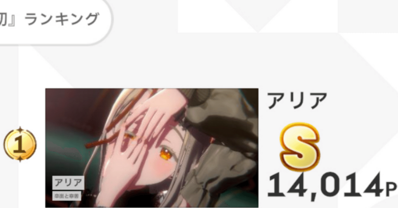 コントラスト］篠澤1位 相談/おやすみハイブリッド編成｜アリア
