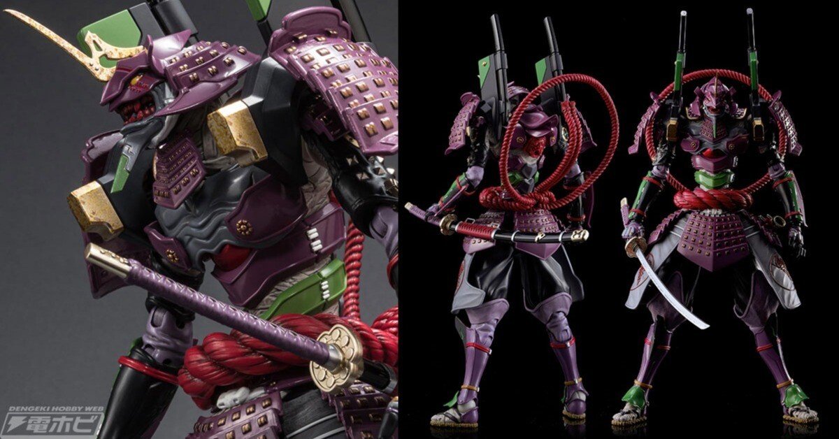 鎧武者姿の「エヴァンゲリオン初号機」が出陣!!千値練のアクション