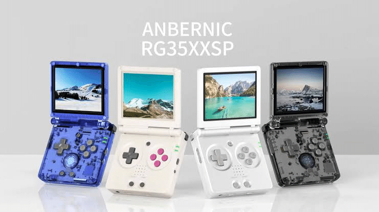 Anbernic RG35XXSP 64GB シール ヒートシンク取り付け Anbernic RG35XXSP 64GB シール ヒートシンク取り付け