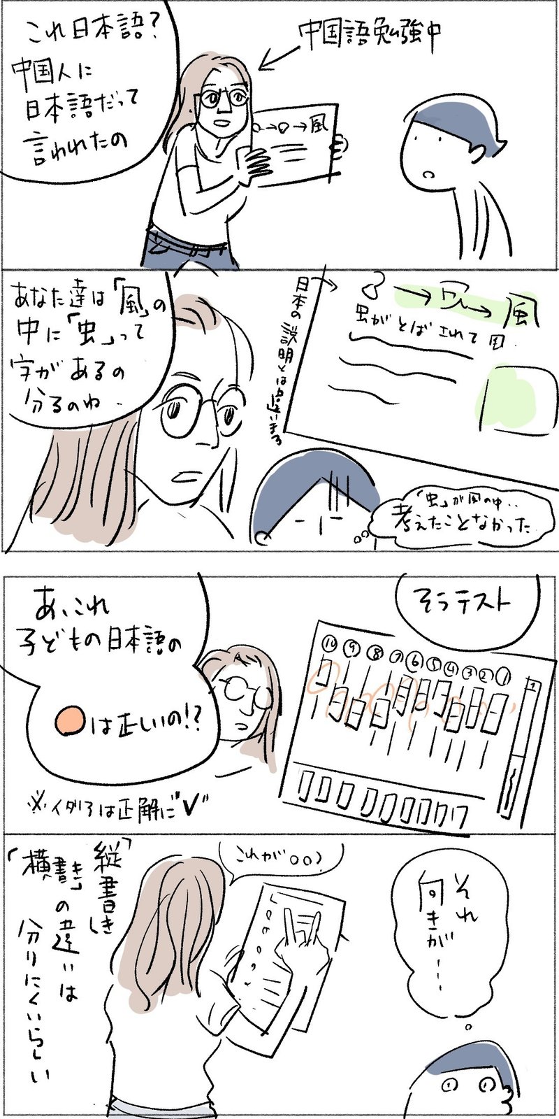 縦読み 横読み ワダシノブ イラスト マンガ Note