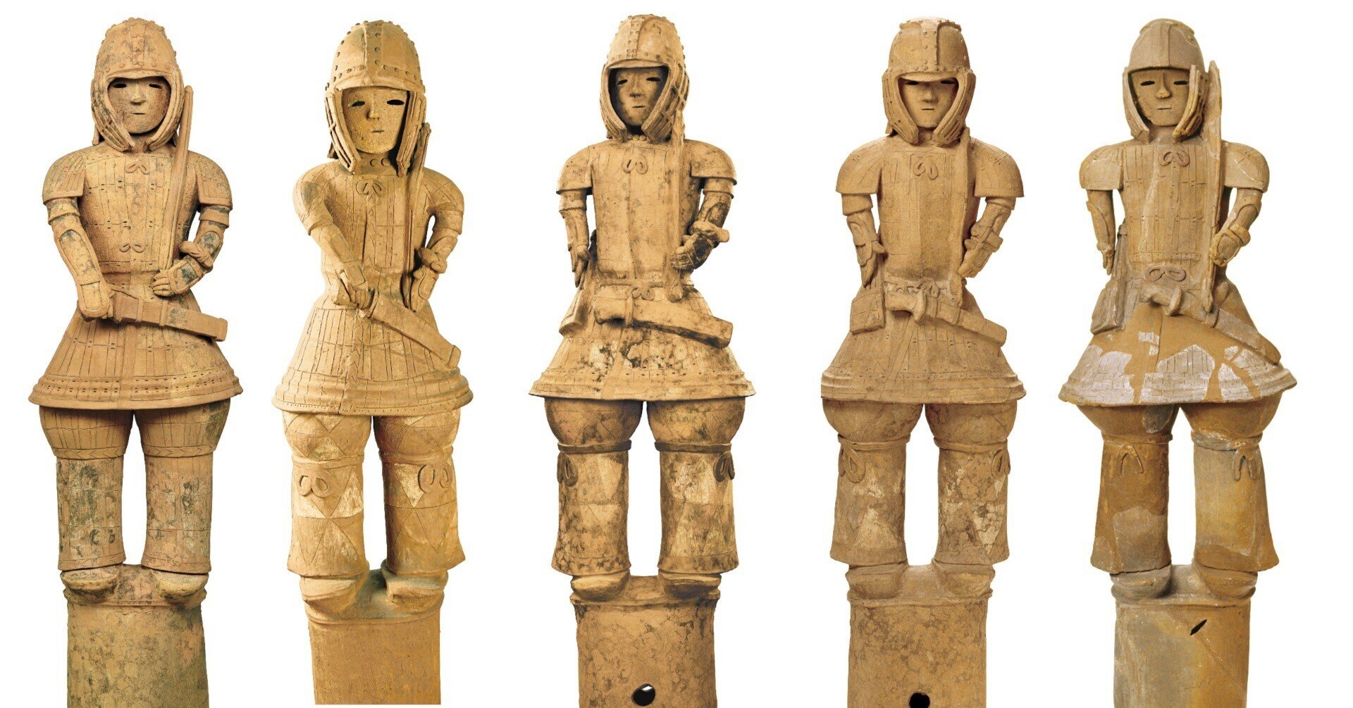 武人像 埴輪 はにわ 高さ約46cm 土偶 土器 古墳 はにわ 素焼き 古代