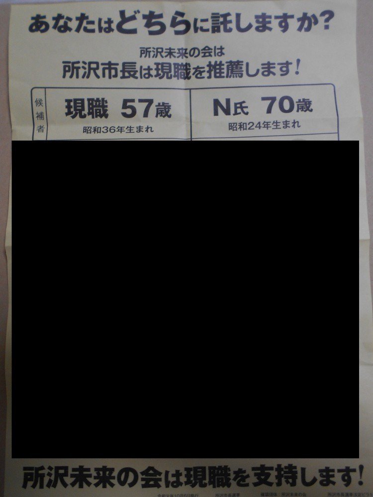 イニシャルトークのビラを配る 所沢未来の会 について私が知っている そして誰でも知ることができる 事実 および私の少々の推論 すいーとポテト Note