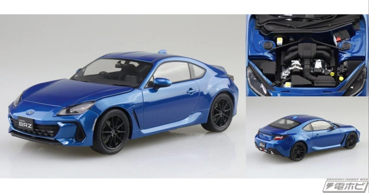 プラモデル、パズルセット、オートレース FRスポーツカー「SUBARU ZD8 BRZ '21」が青島文化教材社のプラモデル