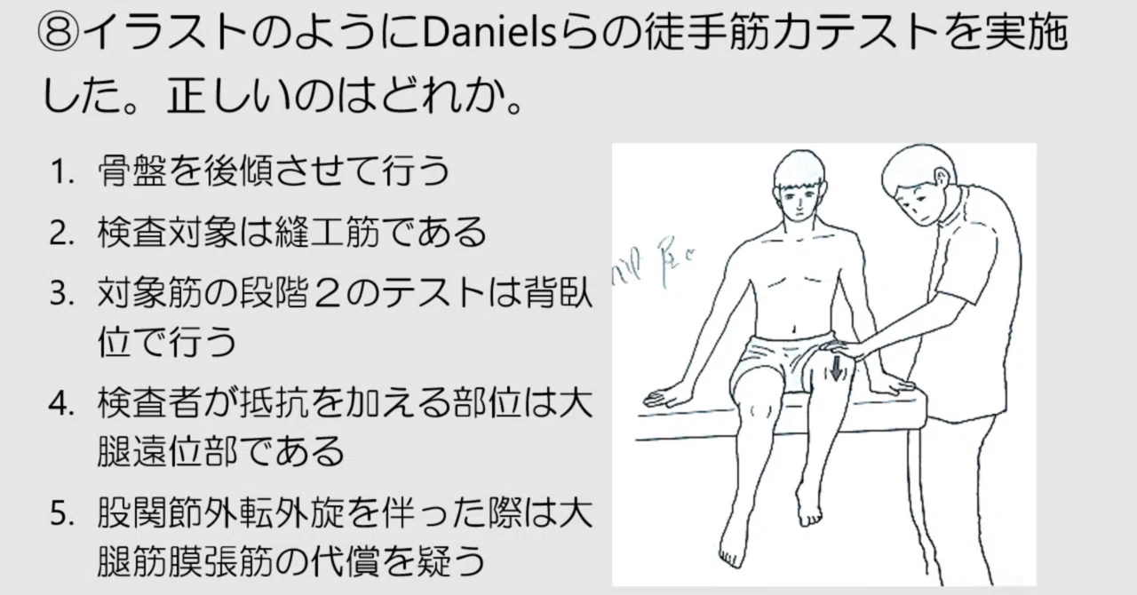 第59回理学療法士国家試験AM8問目｜ネクストリハアカデミー