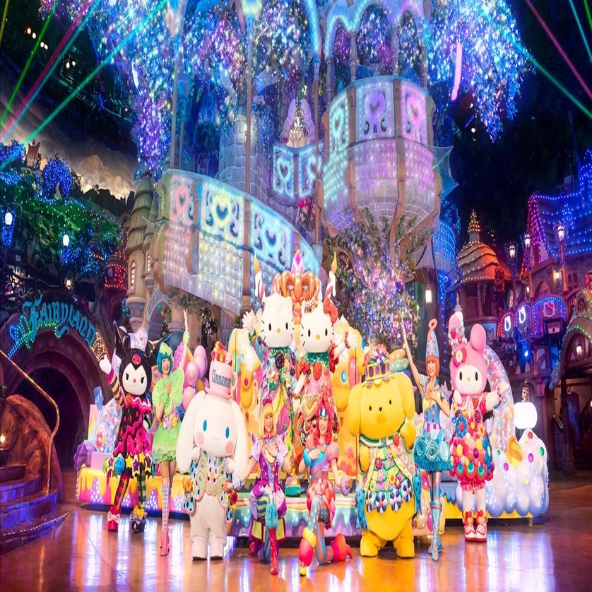 みんななかよく」のメッセージを届ける「Miracle Gift Parade