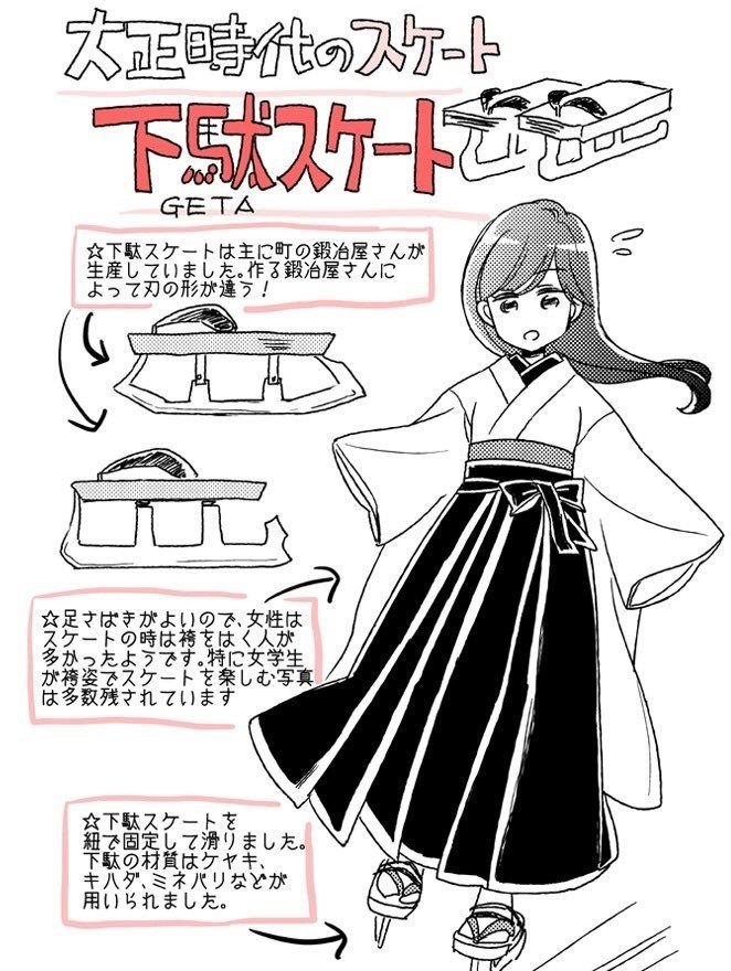 零れ話 大正時代のスポーツ 下駄スケート 伊田チヨ子 Note 零れ話 大正時代のスポーツ 下駄スケート 伊田チヨ子 Note