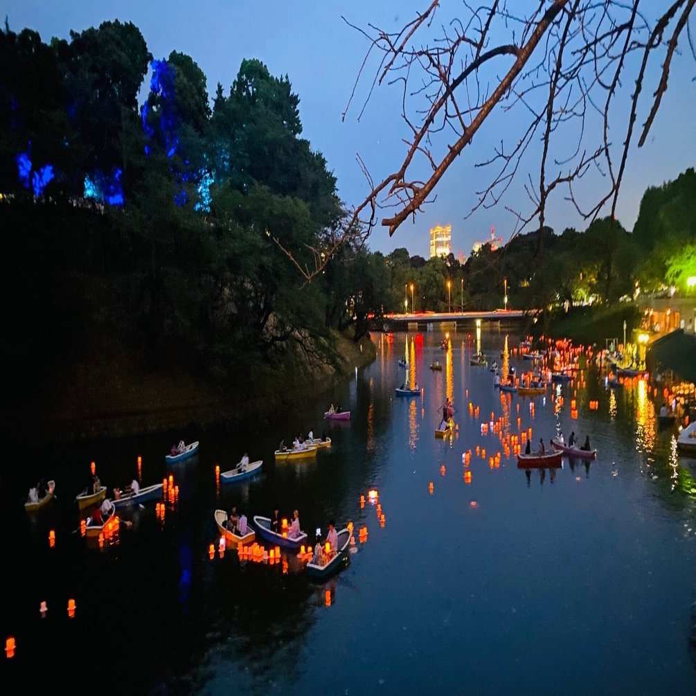 2000個もの灯籠が浮かぶ皇居 千鳥ヶ淵の灯籠流し｜Yuriko【習慣化コーチ】