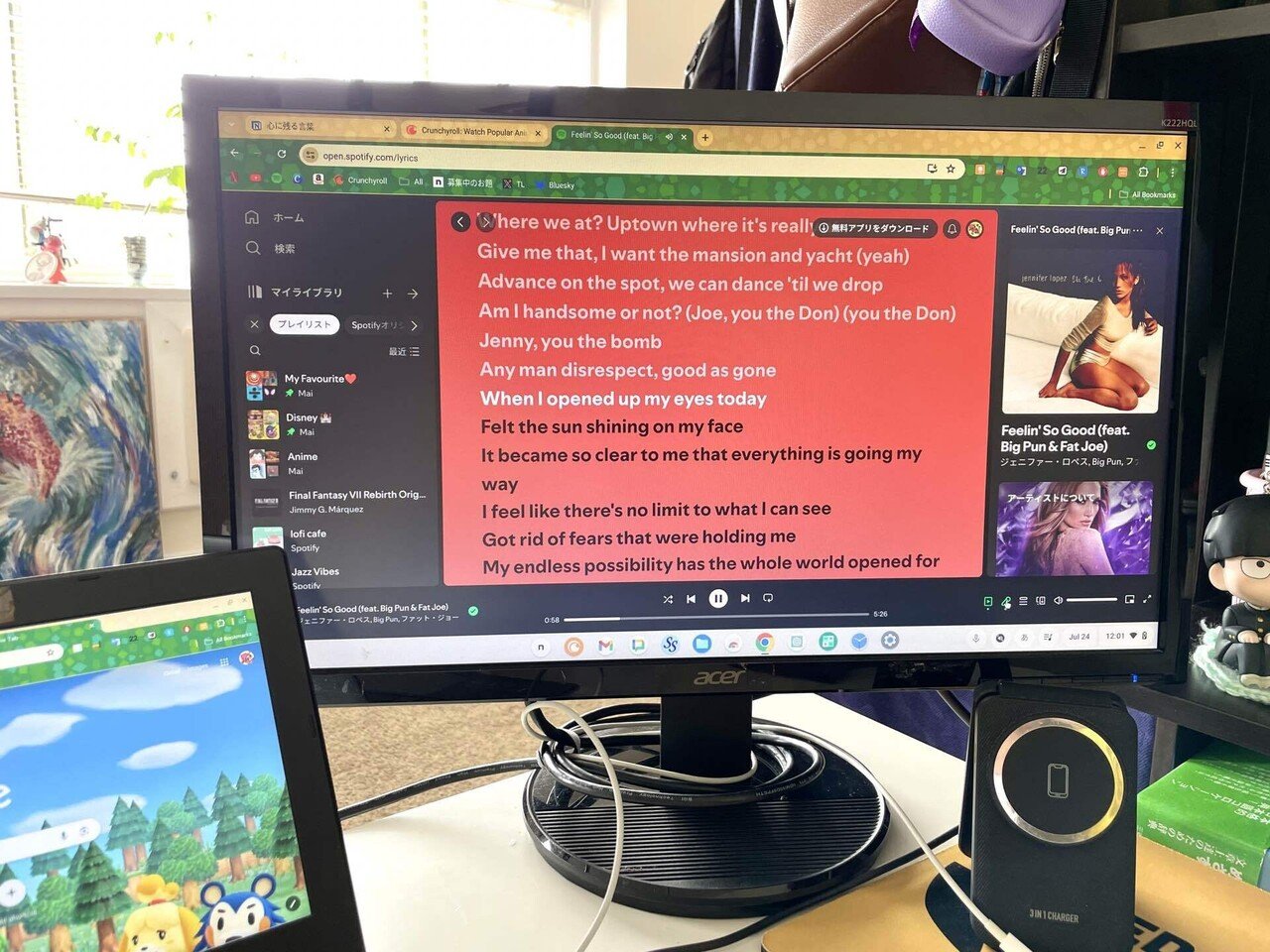 サブモニターで趣味が捗る：デスク紹介｜Mai🍁いとをかしな日常