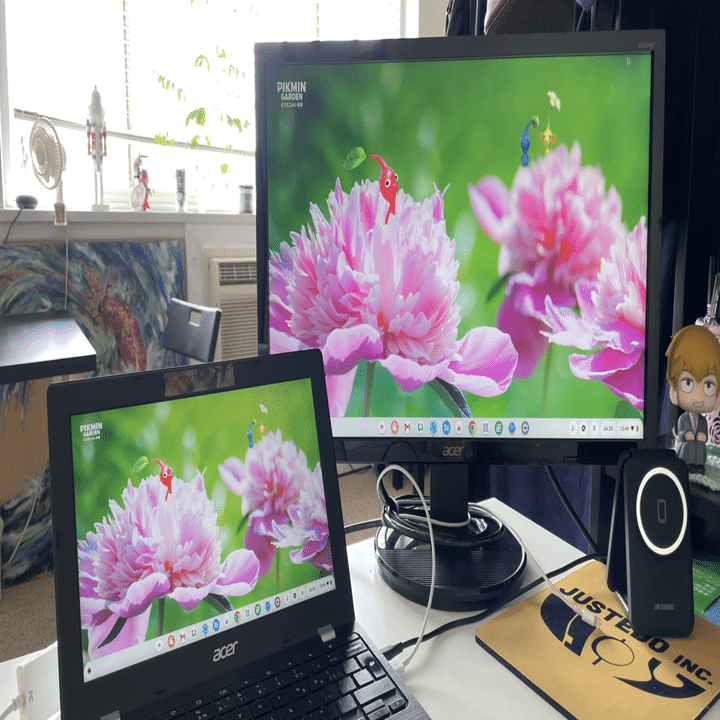 サブモニターで趣味が捗る：デスク紹介｜Mai🍁いとをかしな日常