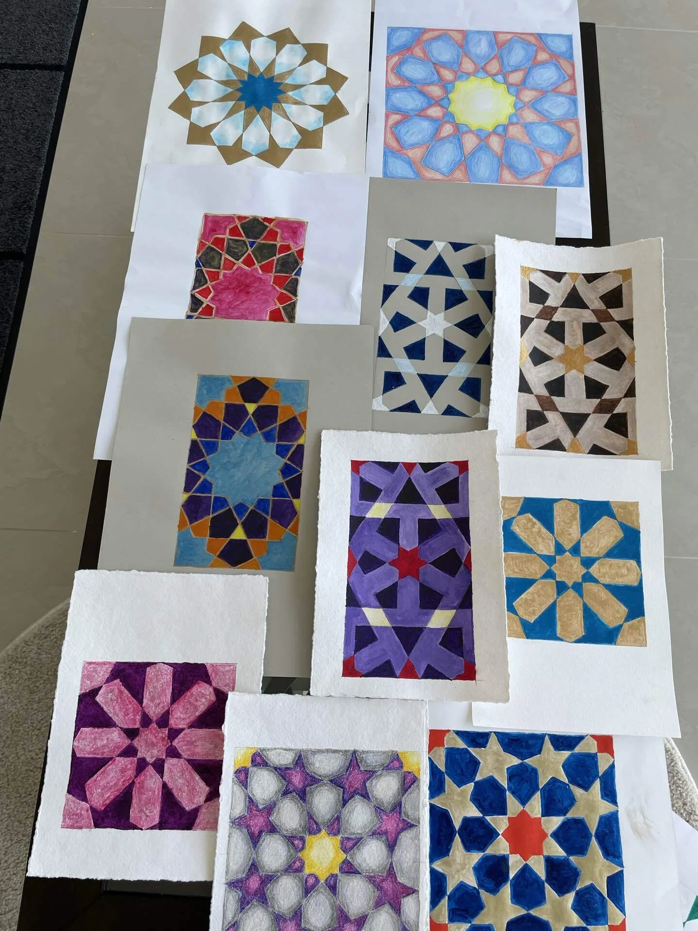 イスラム幾何学模様は写経である｜ルイまる子