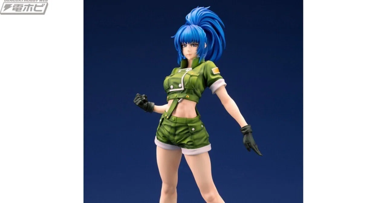 フィギュア「SNK美少女」シリーズ第6弾のレオナ・ハイデルンの彩色見本