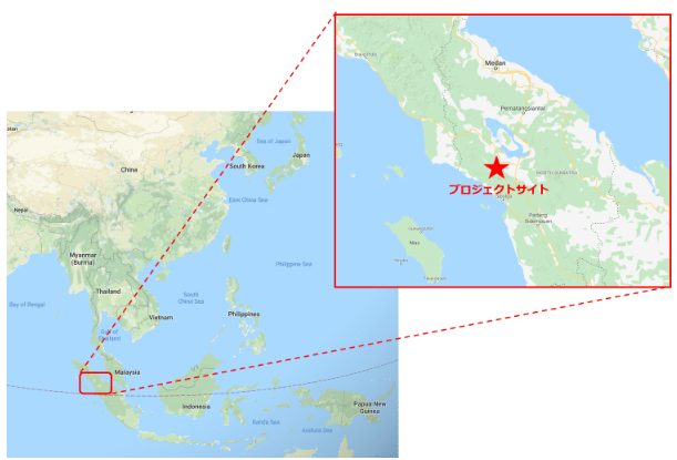 プロジェクトの地図画像