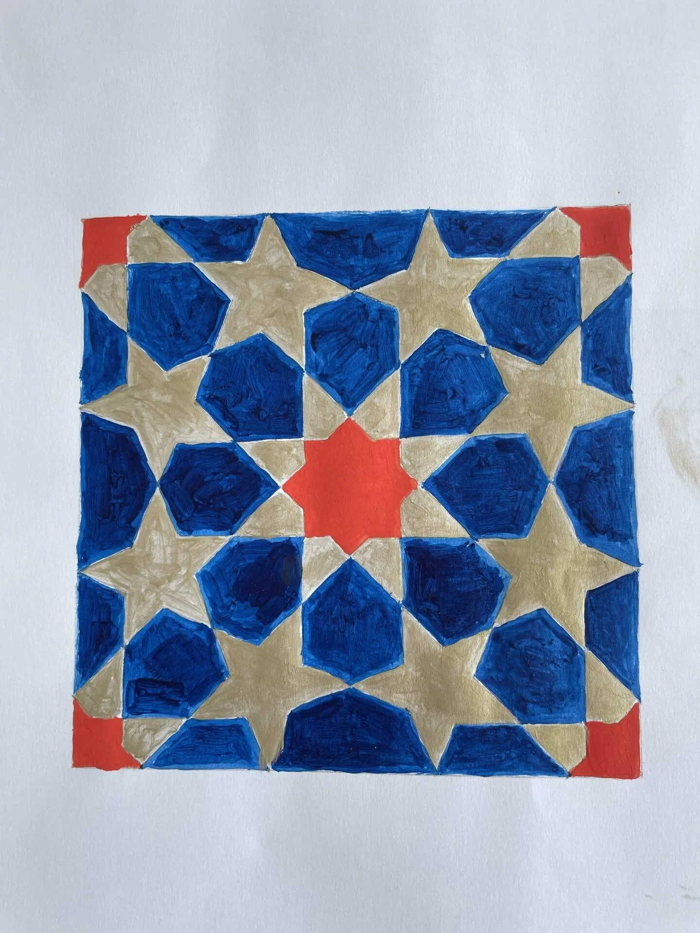 イスラム幾何学模様は写経である｜ルイまる子