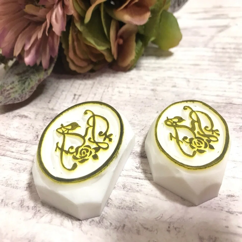 ロゴマークの消しゴムはんこ☆花日和さん｜ruban-floralフラワー 