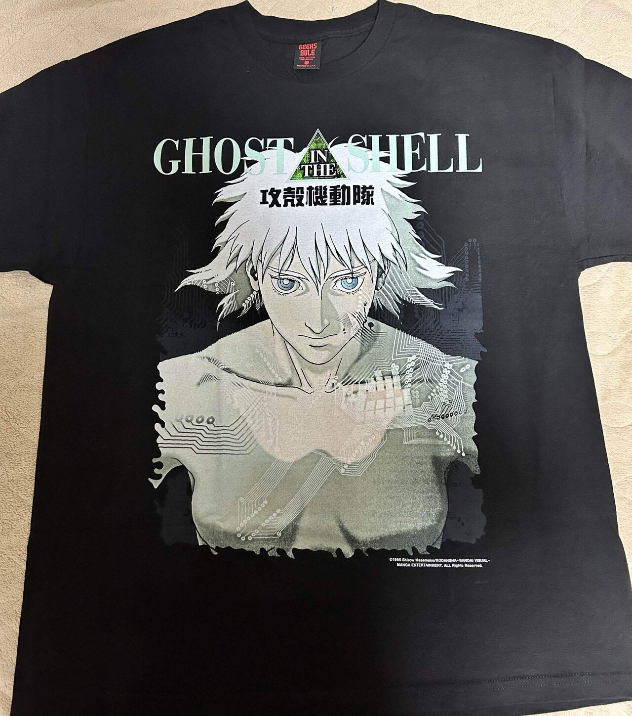 士郎正宗の世界展　攻殻機動隊　ロンT XL 士郎正宗の世界展 ロングスリーブTシャツ 攻殻機動隊 XL ロンT