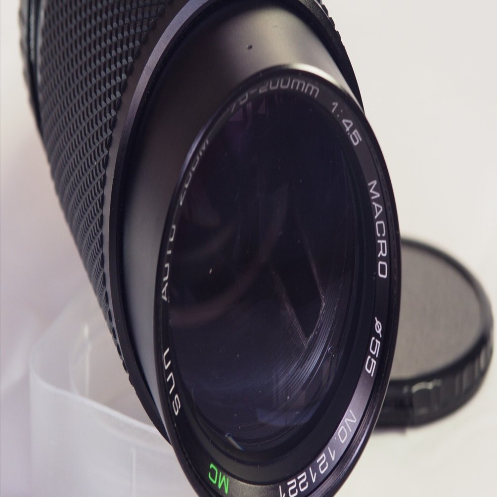 レンズ沼あれこれ：SUN AUTO ZOOM 75-200mm F4.5 MC MACRO｜ひっくすK