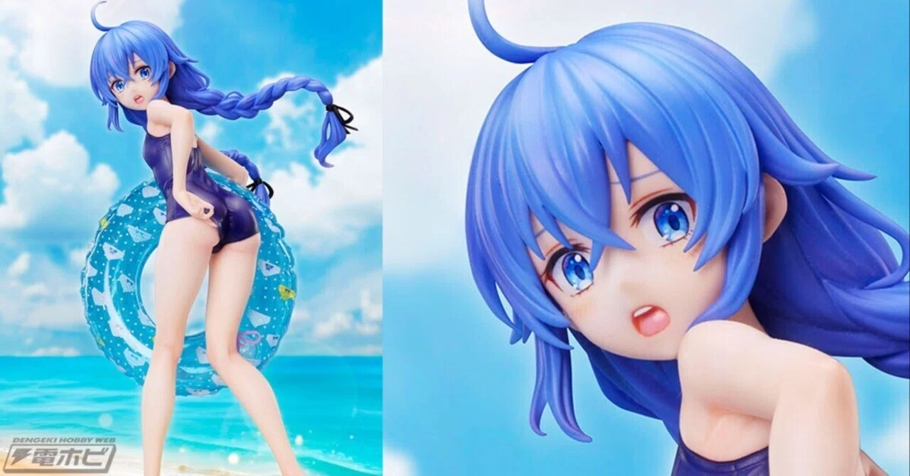 無職転生II』ロキシーが紺色水着姿でフィギュア化！驚きと恥じらいの