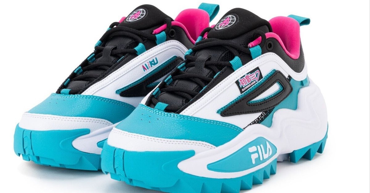 FILA×初音ミク限定スニーカー届いたレビュー ｜叢上征樹