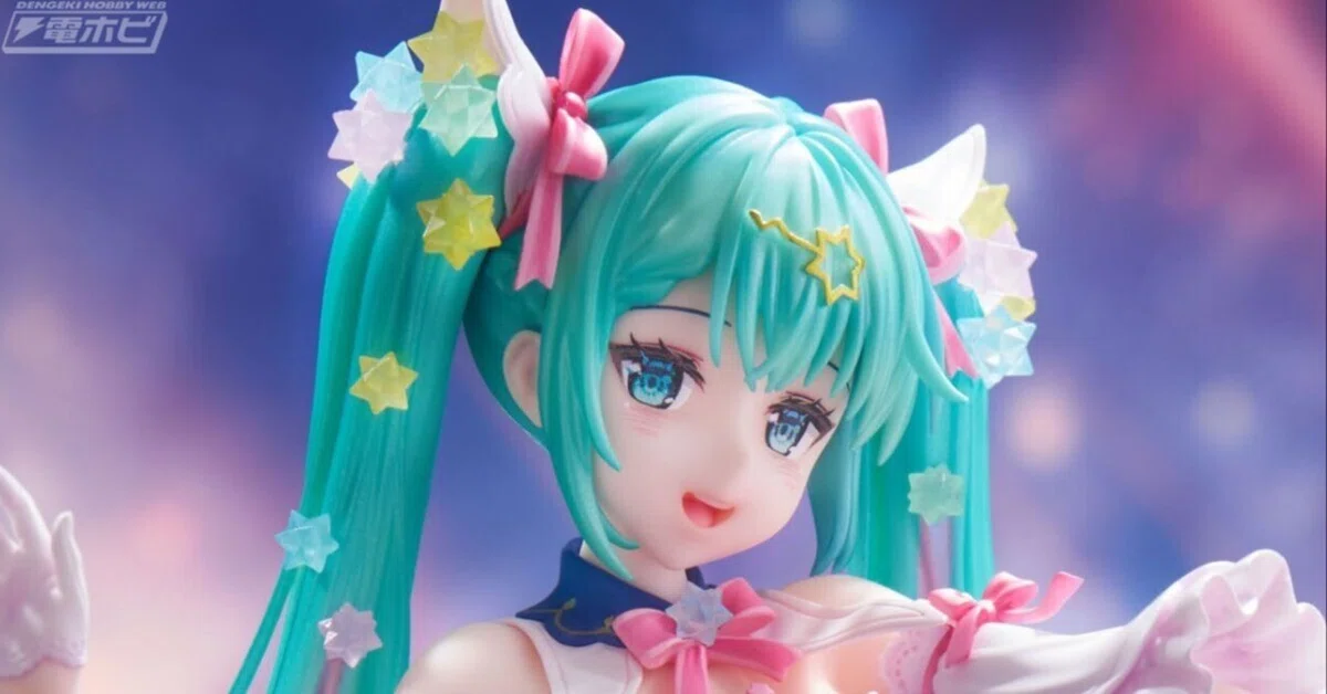 華やかな衣装がかわいい！初音ミク Rosuuri Ver.のフィギュア彩色見本 