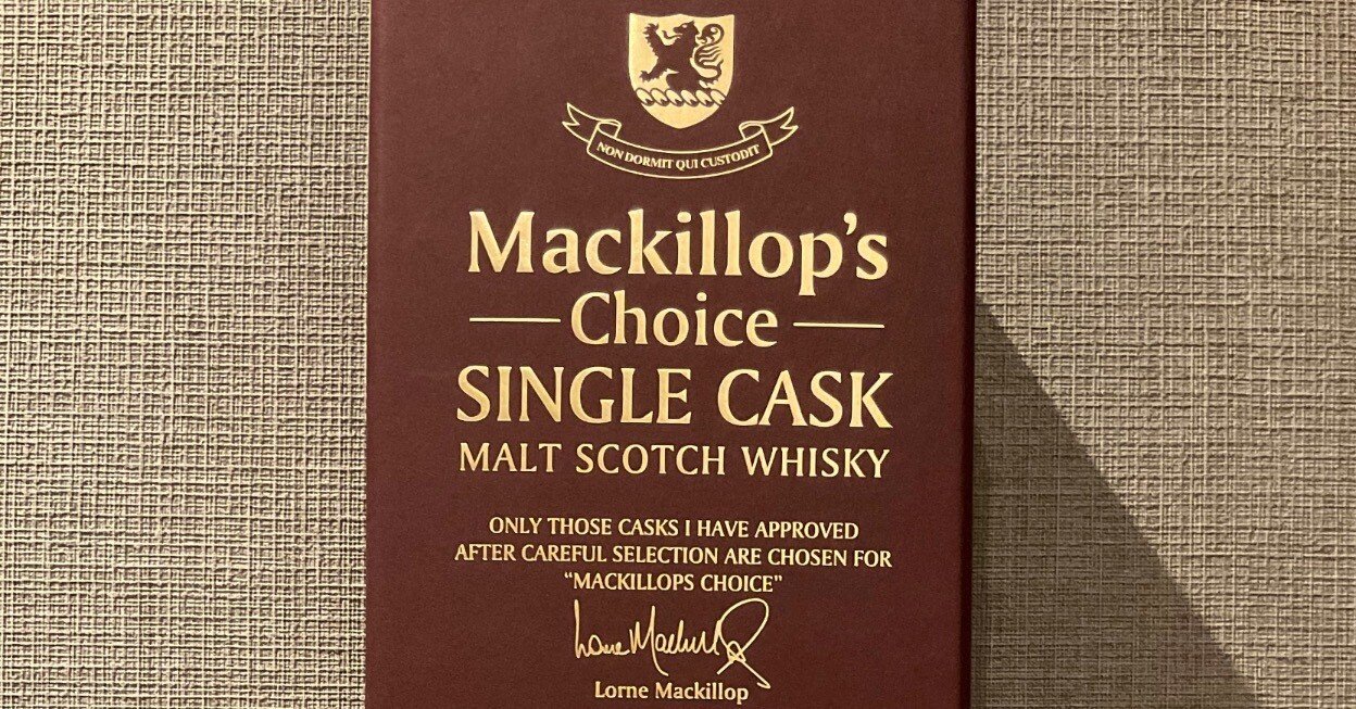 酒飲編Vol.71】マキロップチョイス ダルモア 1986 28年｜Ktaro