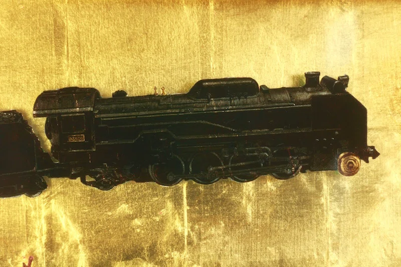 汽車 銅板 D51 3556 芳光刻 D51 銅板 彫刻 純銀 純金 鍍金 デゴイチ