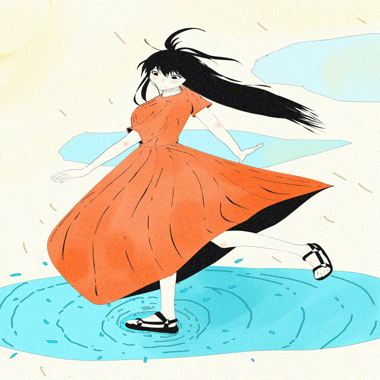 chiyoko 油絵♪ 制作vlog】28話 一歩一歩少しずつでも進んでいこう・油彩画『花園の君