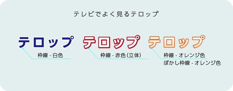 動画デザイン なぜテロップに枠線をつけるのか ノウハウ 動画デザイナー Hu Note