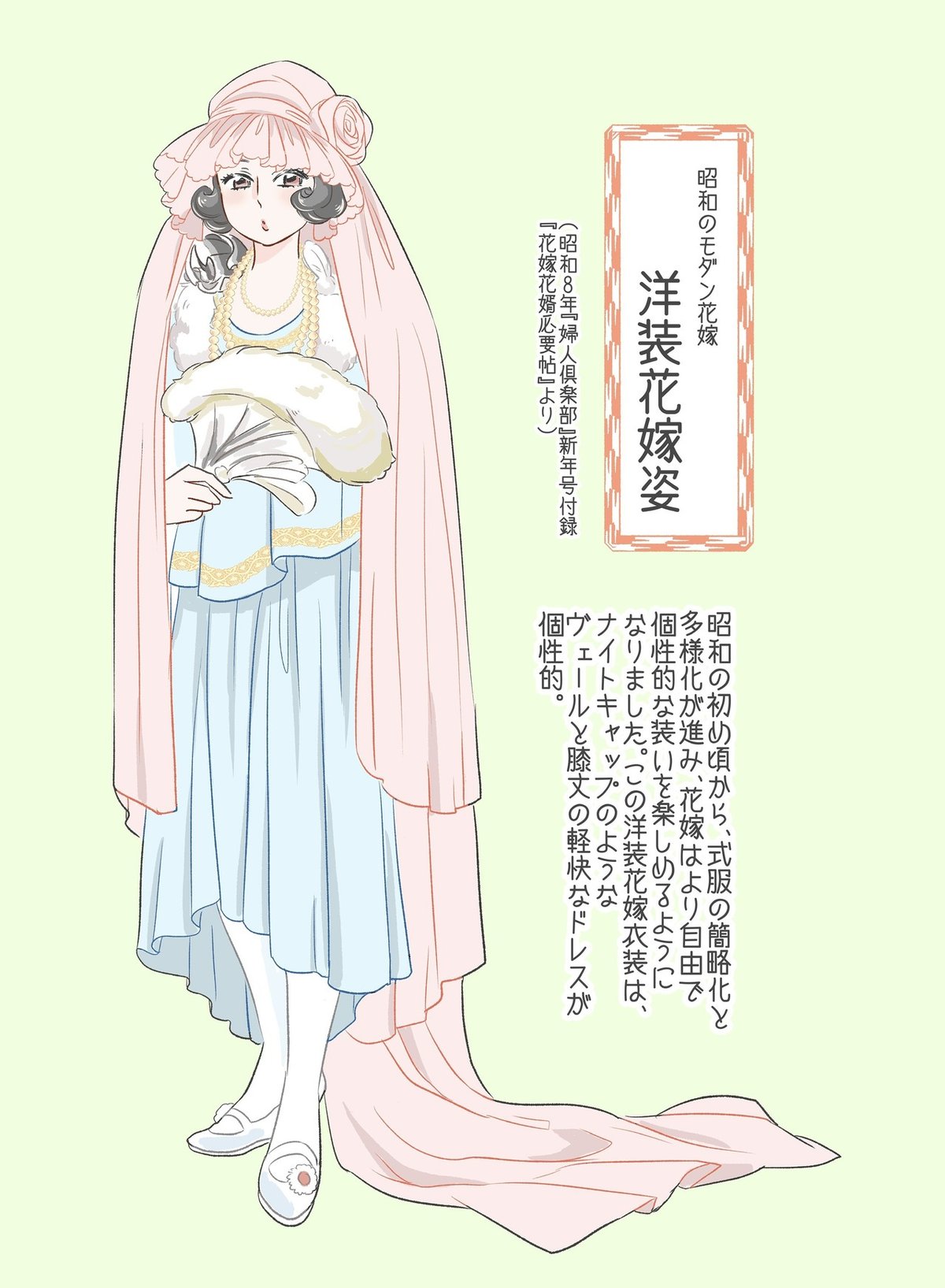 零れ話】個性が花咲く❤︎昭和のモダン花嫁衣装｜伊田チヨ子