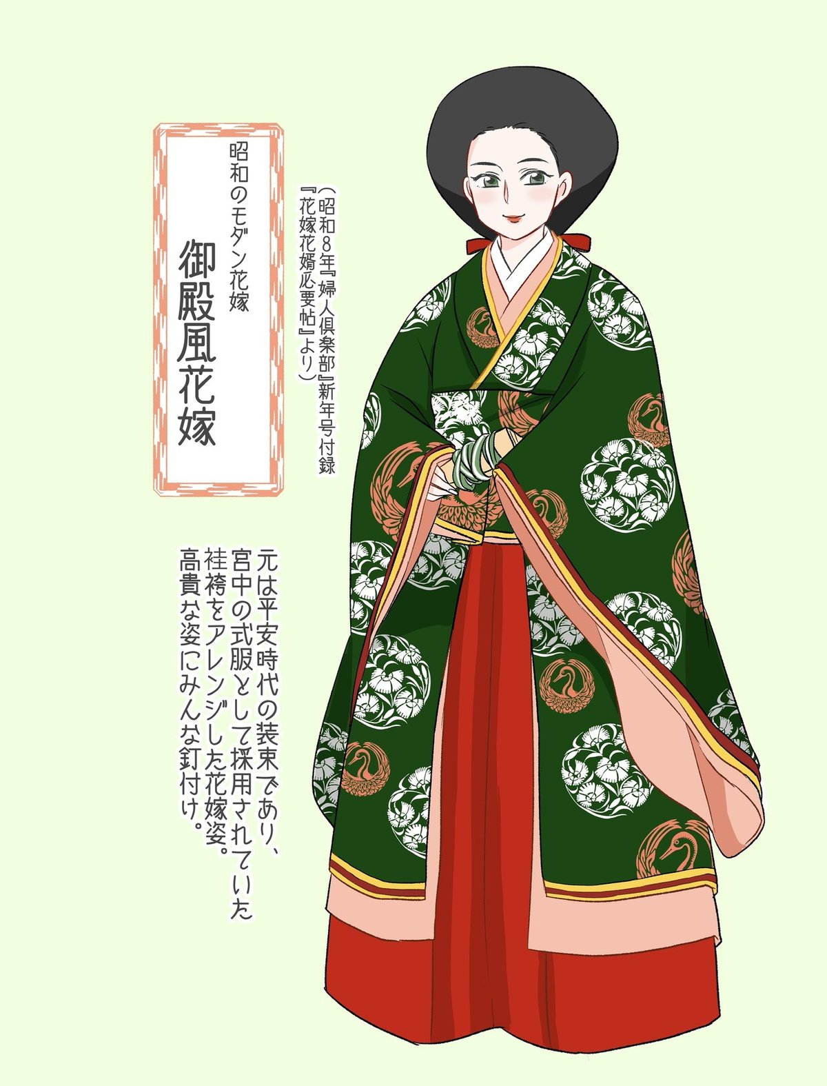 昔の花嫁衣裳 零れ話】個性が花咲く❤︎昭和のモダン花嫁衣装｜伊田チヨ子