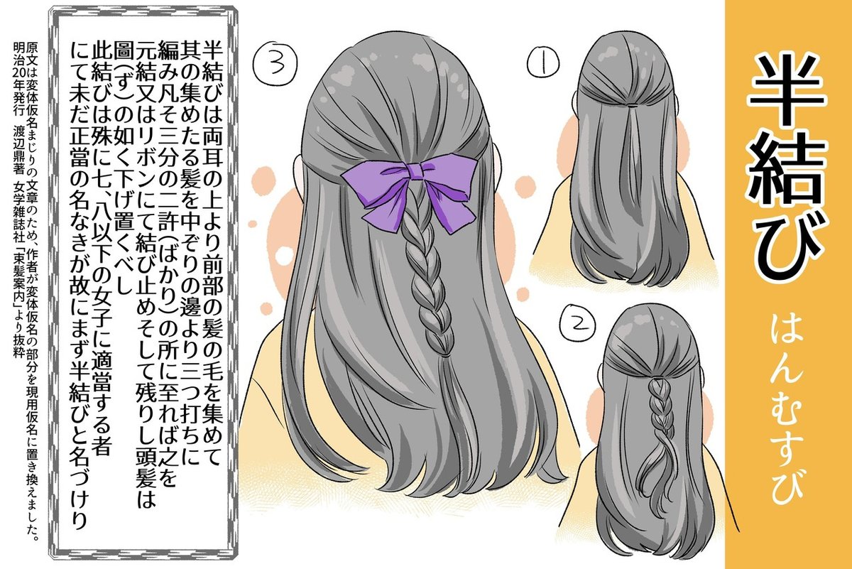 婦人結髪術 大正8年 日本髪結髪教本