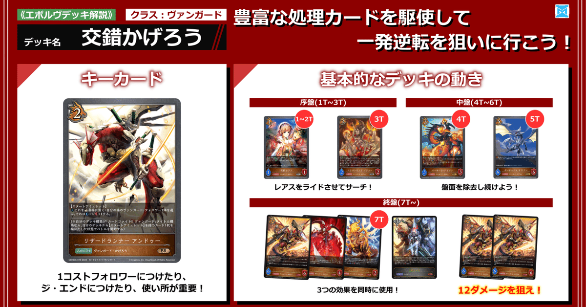 新発売 エボルヴデッキ解説】かげろうの参考書｜Shadowverse Magazine シャドウバース エボルヴ