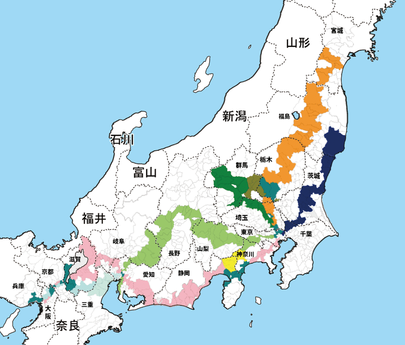 日本の白地図を塗ってみた 19年8月以降に行った東京 埼玉 神奈川より遠い場所 ハラユカ Note 日本の白地図を塗ってみた 19年8月以降に行った東京 埼玉 神奈川より遠い場所 ハラユカ Note