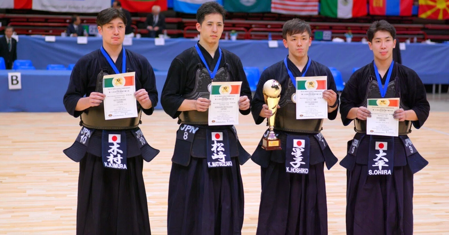 Summary of Day 3 of the 19th World Kendo Championships Men's