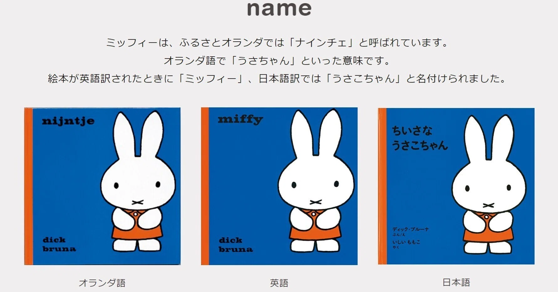 なぜミッフィーは「うさこちゃん」とも呼ばれているのか｜シンさん